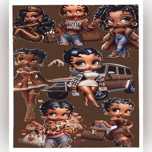 Bougie Betty Boop Soft Throw Blanket.